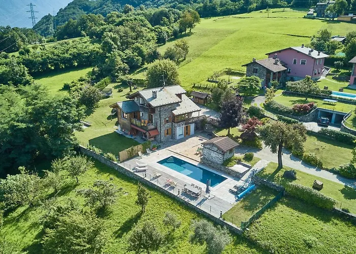 Chalé Con Piscina E Vista Panoramica Colico